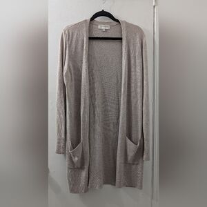 Jones New York Women's Open Front Cardigan - Beige